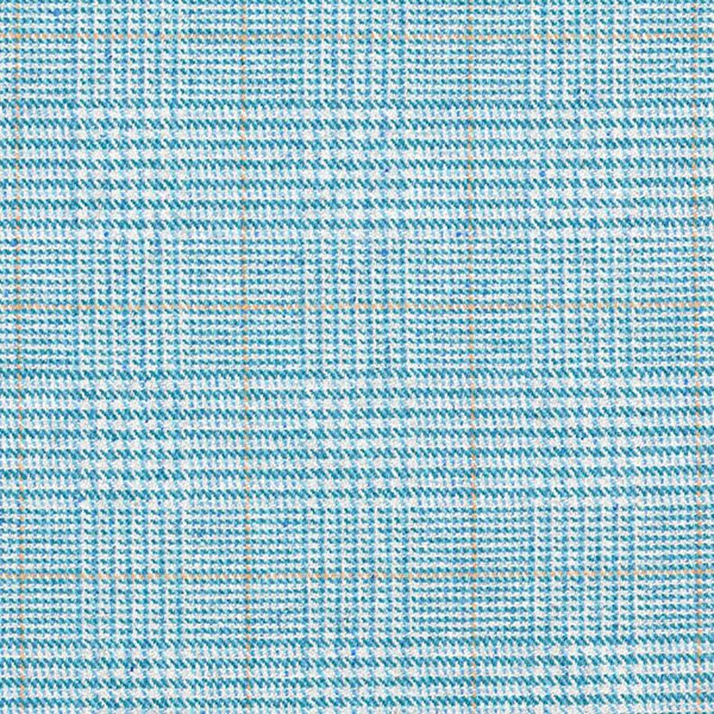 Tecido de lã Príncipe de Gales – turquesa,  image number 1