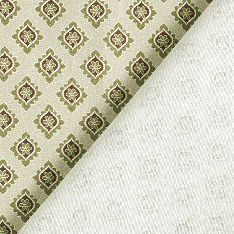Tecido de algodão Popelina Pequenos losangos – verde-pinheiro,  image number 4
