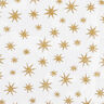Tule Estrelas brilho – branco/dourado,  thumbnail number 1
