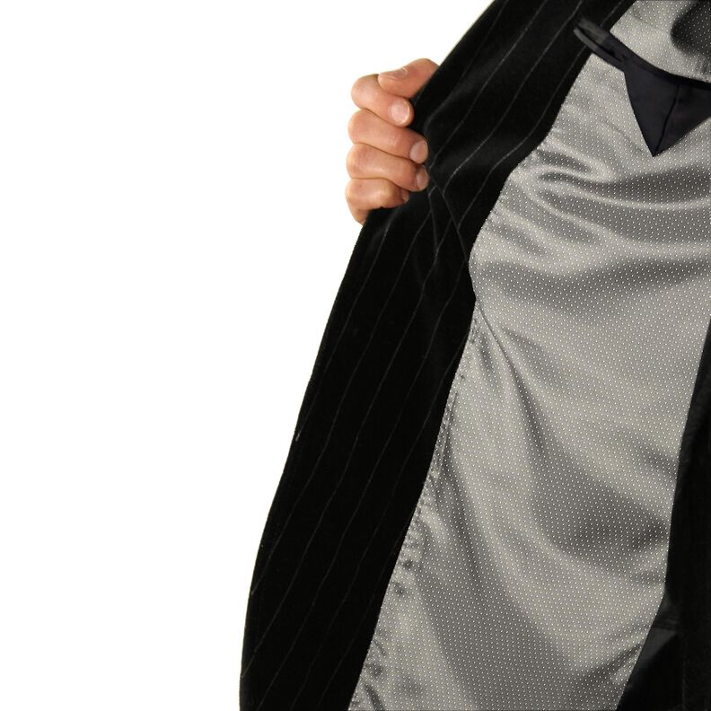 Tecido para forro Jacquard Losangos mini &ndash; cinzento claro,  image number 4