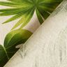 Tecido para decoração Meio linho Panamá folhas costela-de-adão – natural/verde,  thumbnail number 4