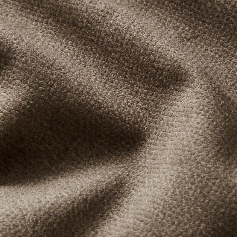 Tecido para estofos Look de veludo – taupe escuro,  image number 2