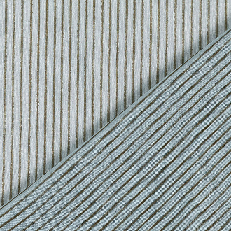 Chiffon de seda Riscas estreitas – azul claro/cinzento escuro,  image number 5