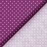 Popelina de algodão pintas pequenas – vermelho violeta médio/branco,  thumbnail number 6