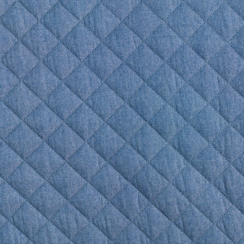 Tecido acolchoado Chambray Liso – azul ganga,  image number 1