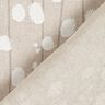 Tecido para decoração Meio linho Panamá Ramos com rebentos – branco/bege,  thumbnail number 4