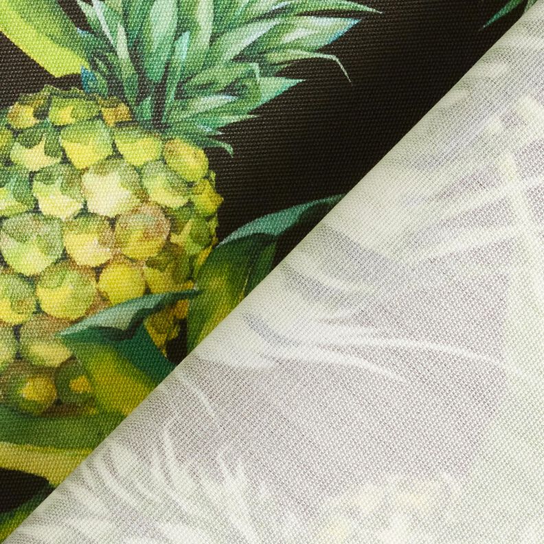 Tecido para exteriores Lona Ananás – verde grama/preto,  image number 4