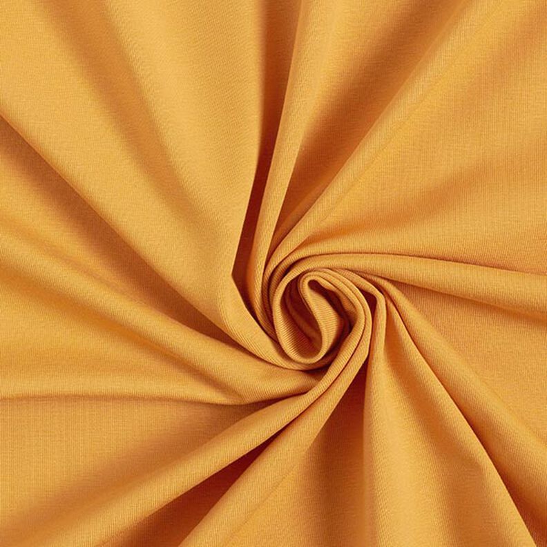 Jersey de algodão médio liso – amarelo-caril,  image number 1