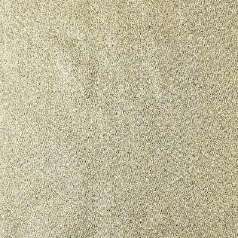 Popelina de algodão adornado com película Liso – ouro metálico,  image number 5