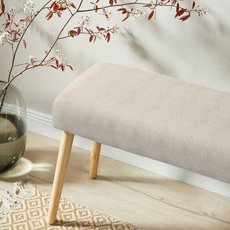 Tecido para estofos Estrutura da trama – bege claro,  image number 6