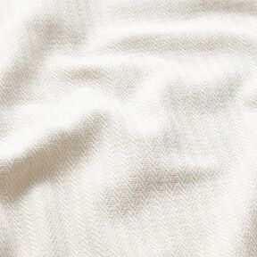 Tecido para decoração Jacquard Riscas discretas – branco sujo | Retalho 50cm, 