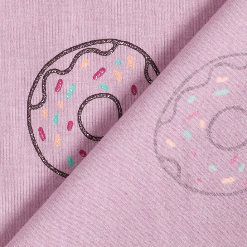 Jersey de algodão Donut Brilho | by Poppy – púrpura média,  image number 4