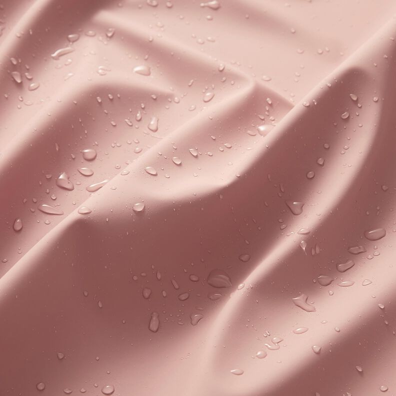 Tecido para impermeáveis liso – rosa-velho claro,  image number 3