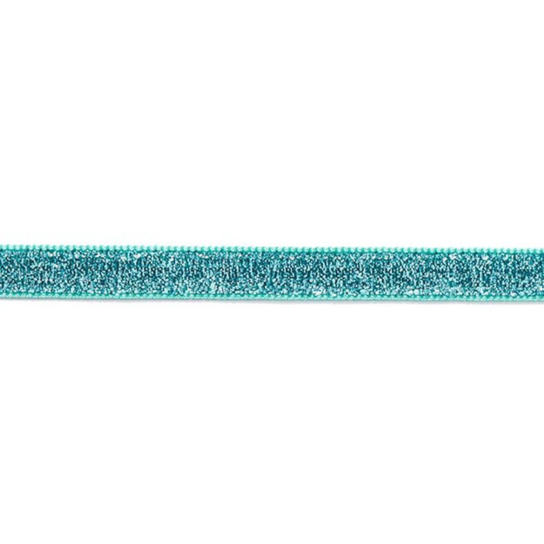 Fita de Veludo Metálico [10 mm] – azul marinho,  image number 2