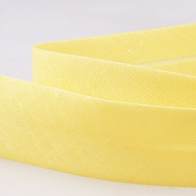 Fita de viés Polycotton [20 mm] – amarelo,  image number 2