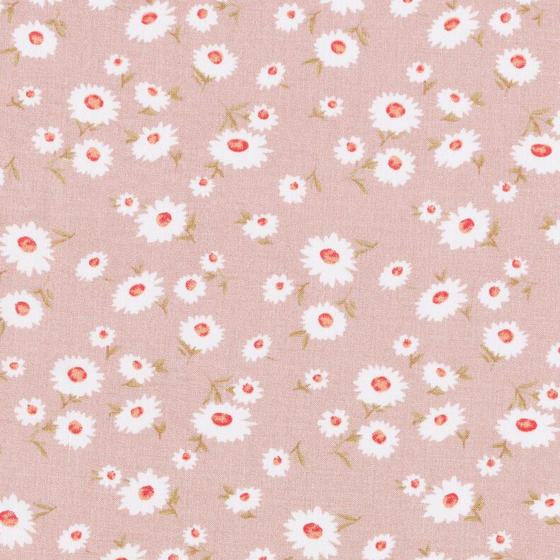 Tecido de viscose Flores delicadas – rosa-velho claro,  image number 1