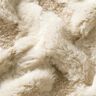 Pelo artificial Tecido Bouclé Losangos – cor de areia/natural,  thumbnail number 2