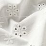 Tecido de algodão Bordado inglês Flores pequenas – branco,  thumbnail number 2