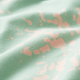 GOTS Jersey de algodão Flor de sabugueiro | Tula – verde pastel/rosa, 