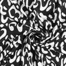 Jersey de viscose Padrão Leo abstrato – preto/branco,  thumbnail number 4