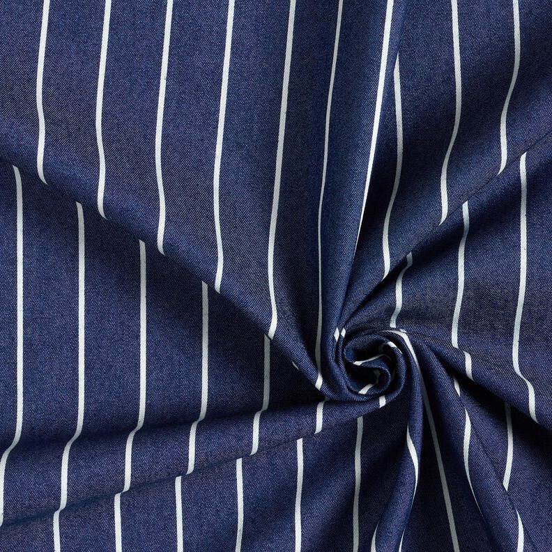 Chambray riscas – azul-marinho/branco sujo,  image number 3