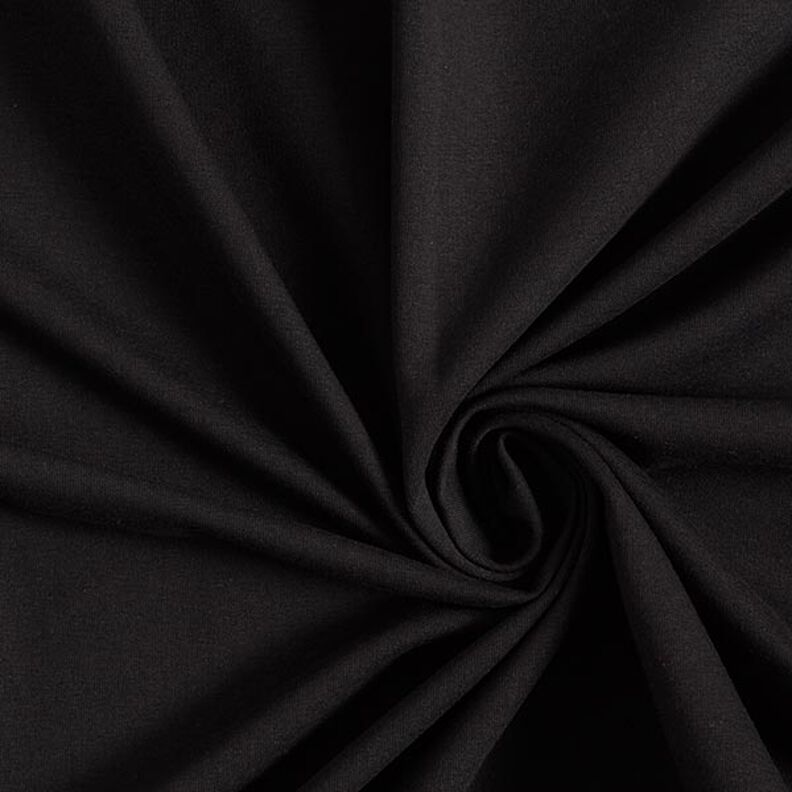 GOTS French Terry Sweat de verão | Tula – preto,  image number 1