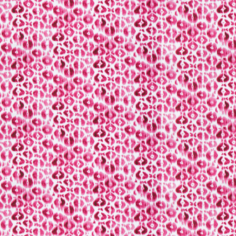 GOTS French Terry Padrão Leo Batik | TCC x LOOKS by Wolfgang Joop – púrpura/branco,  image number 1