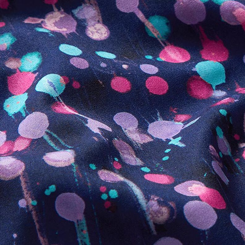 Softshell Manchas borratadas Impressão Digital – azul-marinho/rosa intenso,  image number 3