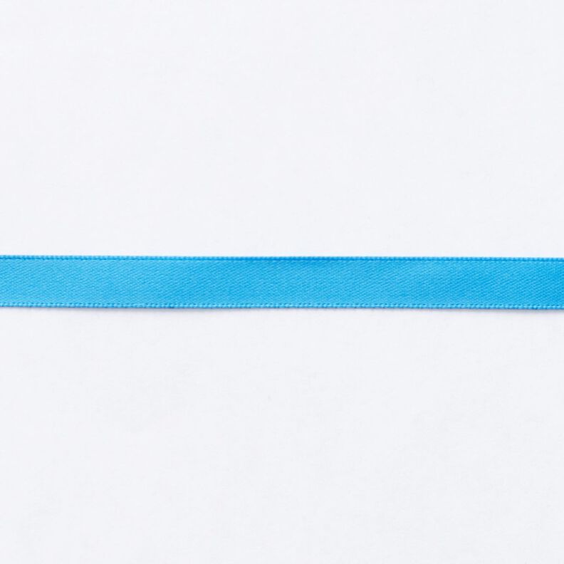 Fita de cetim [9 mm] – azul,  image number 1