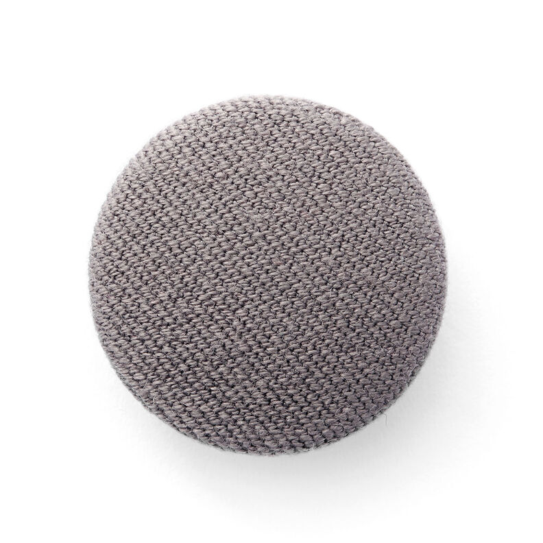 Botão forrado, Bi-Stretch Gabardine – cinzento,  image number 1