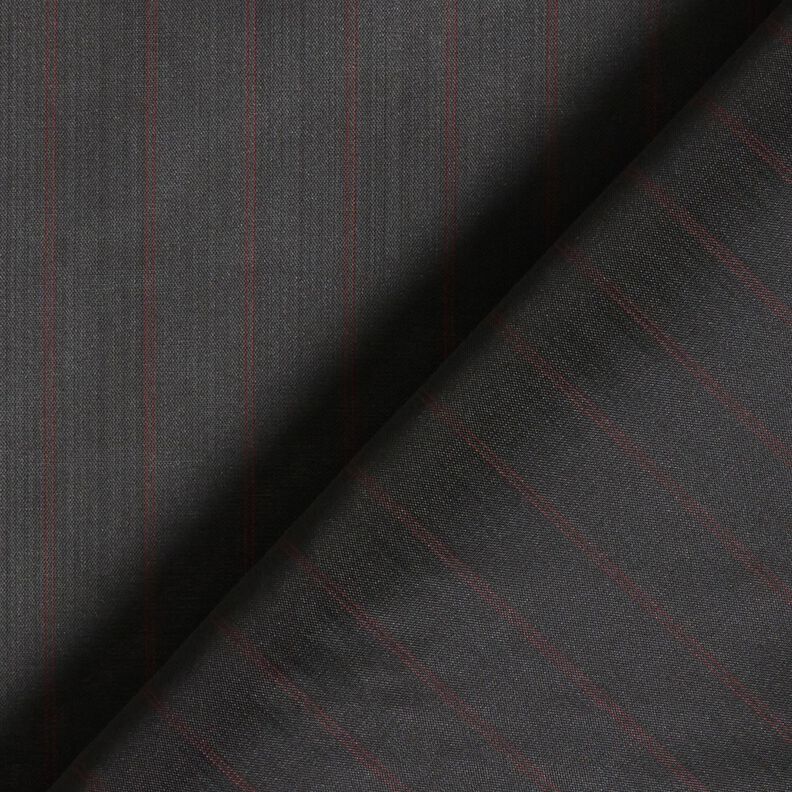 Forro para mangas Riscas de giz – preto/vermelho,  image number 4