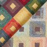 Tecido para decoração Gobelina losangos coloridos lurex,  thumbnail number 5