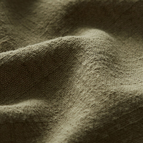 Tecido de algodão Aparência de linho – oliva,  image number 2