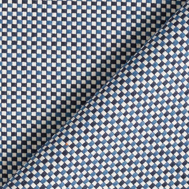 Tecido para decoração Jacquard Textura Liso – azul,  image number 4