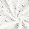 Tecido de algodão Bordado inglês Flores – branco,  thumbnail number 3