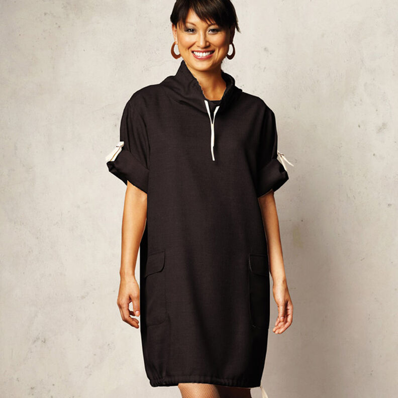 Terry francês simples liso – preto,  image number 9