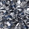 Jersey de algodão Desenhos de tatuagem marítimos Impressão Digital – azul ganga,  thumbnail number 3