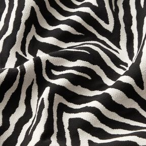 Tecido para decoração Jacquard Zebra – marfim/preto, 