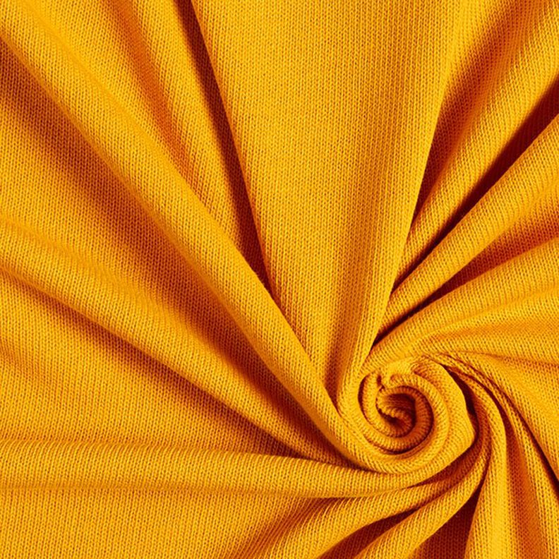 Tecido de malha de algodão – amarelo-caril,  image number 1