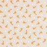 Tecido para decoração Meio linho Panamá Galinhas pequenas – natural/amarelo-caril,  thumbnail number 1