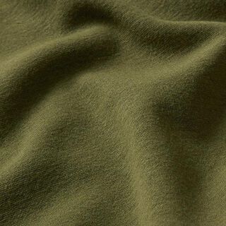Tecido polar alpino Sweater aconchegante Liso – oliva escura, 