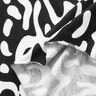 Jersey de viscose Padrão Leo abstrato – preto/branco,  thumbnail number 3