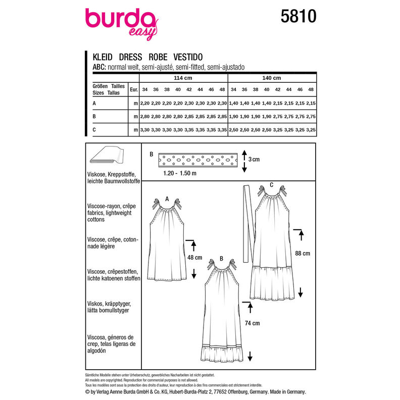 Vestir | Burda 5810 | 34-48,  image number 12