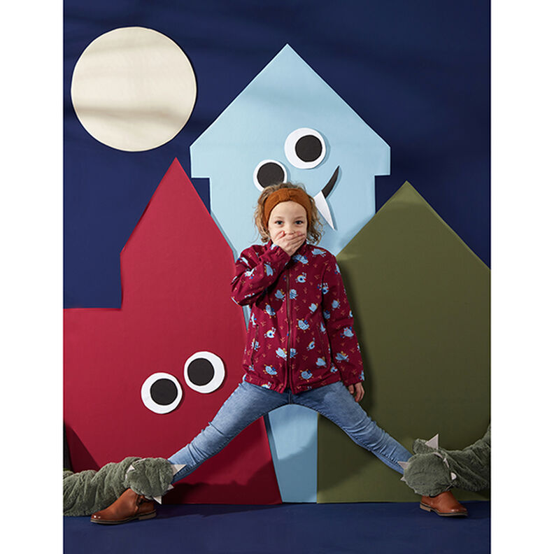 Jersey de algodão Médio Liso – vermelho,  image number 10