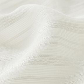 Tecido leve para blusas Riscas transparentes – branco, 