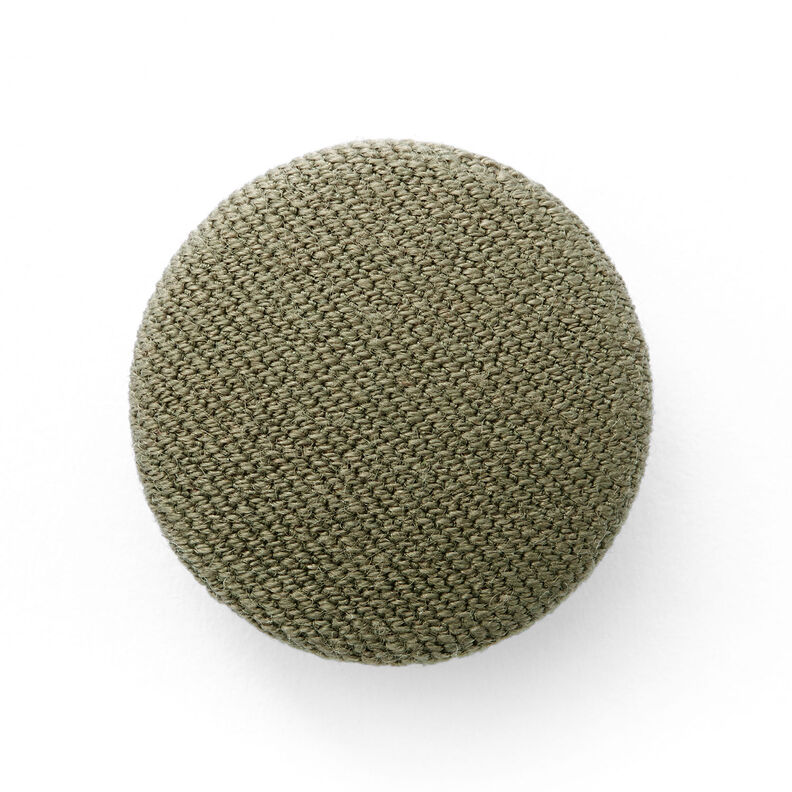 Botão forrado, Bi-Stretch Gabardine – oliva,  image number 1
