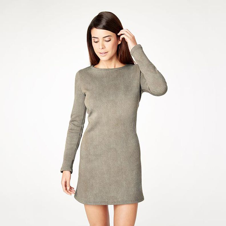 Veludo stretch Nicki – bege claro,  image number 4