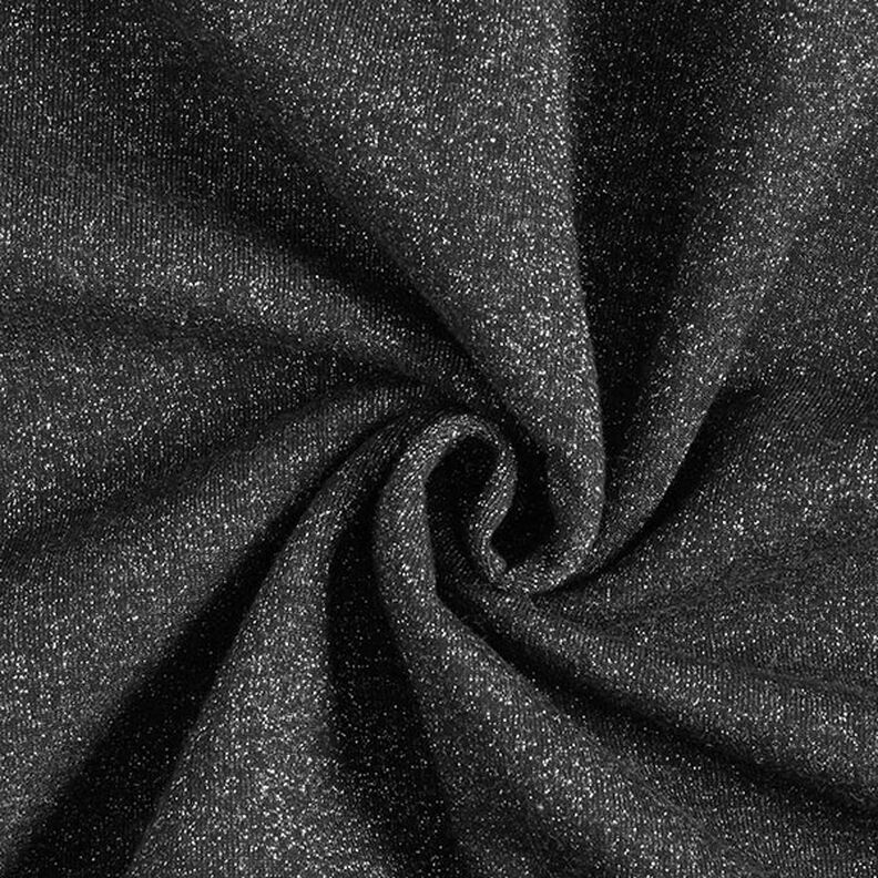 Sweatshirt Glitter – preto,  image number 1