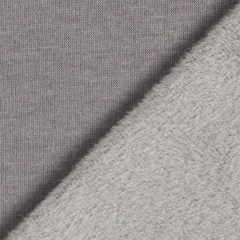 Tecido polar alpino Sweater aconchegante Liso – cinzento escuro,  image number 5