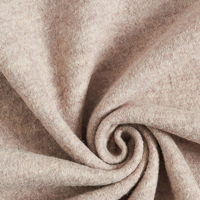 Lã grossa pisoada Melange – cor de areia,  image number 1